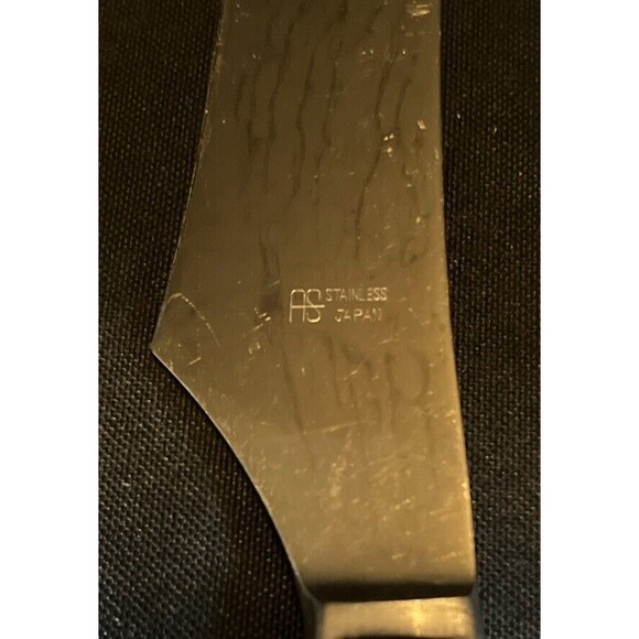 Vintage AS Stainless Chef Carving Knife Mid Century Modern Made In Japan - Picture 4 of 8